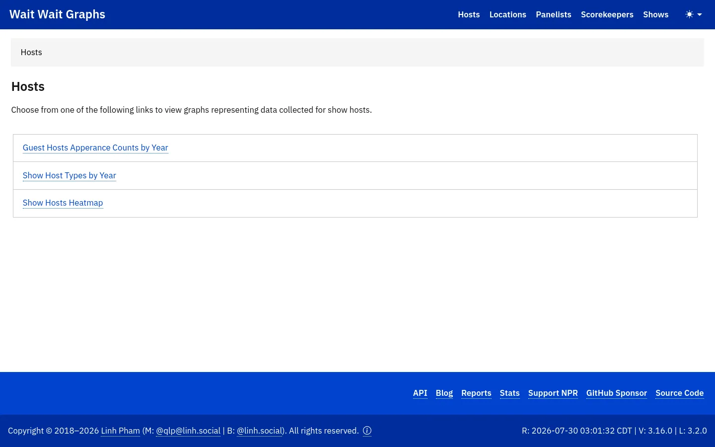 Wait Wait Graphs Portfolio desktop website screenshot