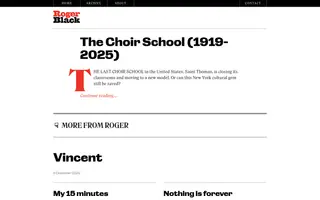 Roger Black homepage website preview