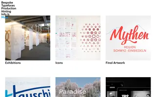Edgar Walthert homepage website preview