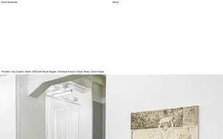 David Schiesser homepage website preview