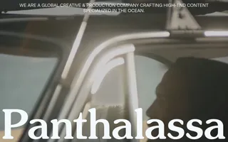 Panthalassa homepage website preview