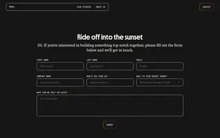 Max Hofert Design homepage website preview