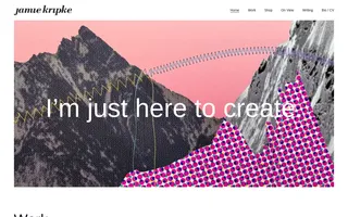 Jamie Kripke homepage website preview