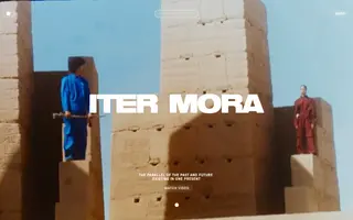 Iter Mora homepage website preview