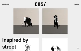 Cosy homepage website preview