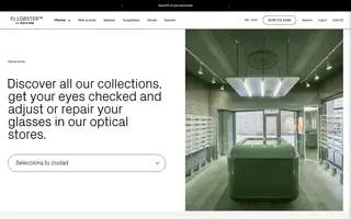 PJ.LOBSTER™ homepage website preview