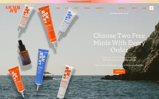 Le Rub homepage website preview