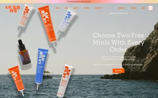 Le Rub homepage website preview