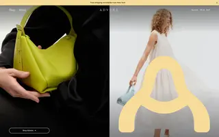 Advene homepage website preview