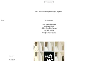 M — N Associates homepage website preview