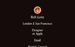 Rich Lyons homepage website preview