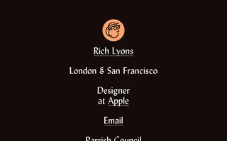 Rich Lyons homepage website preview