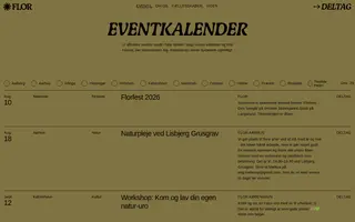 FLOR homepage website preview