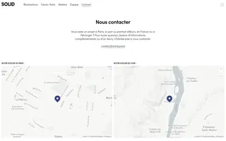 Solid homepage website preview