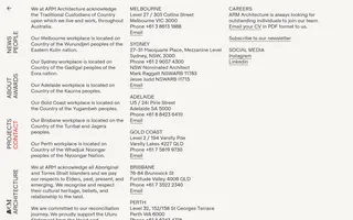 ARM Architecture homepage website preview