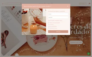 Tienda Moli homepage website preview