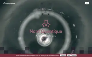 Nord Quantique homepage website preview
