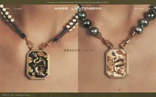 Marie Lichtenberg homepage website preview