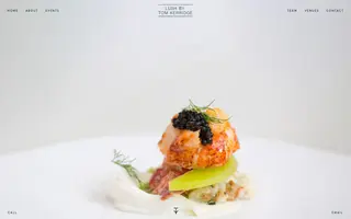 Lush by Tom Kerridge homepage website preview