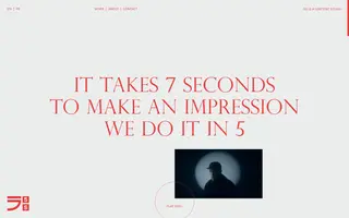 5S homepage website preview