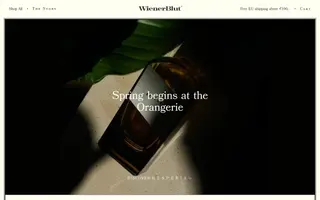 WienerBlut homepage website preview