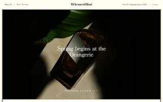 WienerBlut homepage website preview