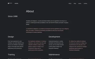 Mosne homepage website preview