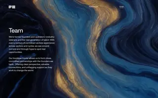 RRE homepage website preview