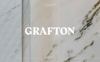 Grafton homepage website preview