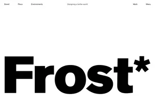 Frost* homepage website preview