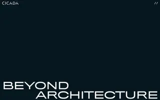 Cicada homepage website preview