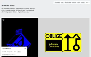 Local Remote homepage website preview