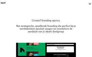 kpot homepage website preview