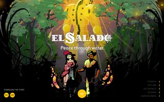 El Salado homepage website preview