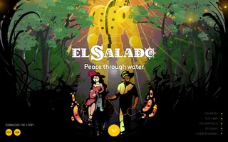 El Salado homepage website preview