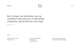 Holon homepage website preview