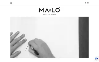 Maelo homepage website preview