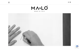 Maelo homepage website preview
