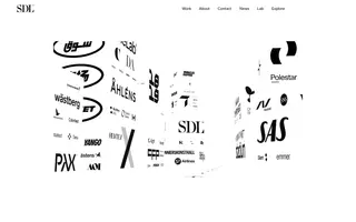 Stockholm Design Lab homepage website preview