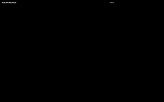 SUB:BIO Studios homepage website preview