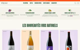 Whynat homepage website preview