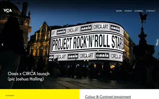 View Creative Agency homepage website preview