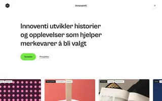 Innoventi homepage website preview