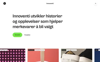 Innoventi homepage website preview