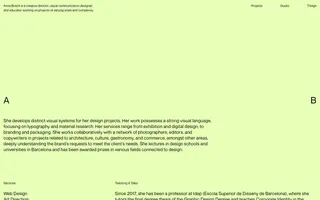 Anna Bosch homepage website preview