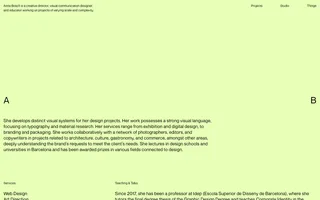 Anna Bosch homepage website preview