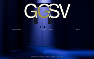 GGSV homepage website preview