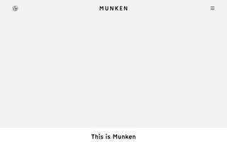 Munken CoLab homepage website preview