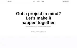 Gabe Alves homepage website preview