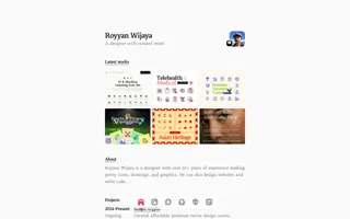 Royyan Wijaya homepage website preview